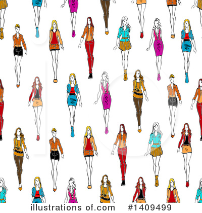 Royalty-Free (RF) Model Clipart Illustration by Vector Tradition SM - Stock Sample #1409499