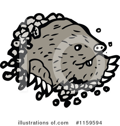Royalty-Free (RF) Mole Clipart Illustration by lineartestpilot - Stock Sample #1159594
