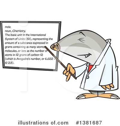 Royalty-Free (RF) Mole Clipart Illustration by toonaday - Stock Sample #1381687