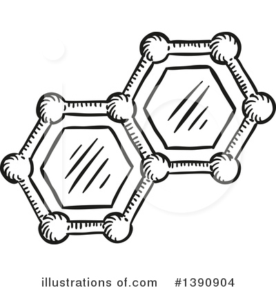 Royalty-Free (RF) Molecule Clipart Illustration by Vector Tradition SM - Stock Sample #1390904
