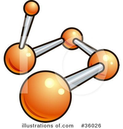 Molecules Clipart #36026 by AtStockIllustration