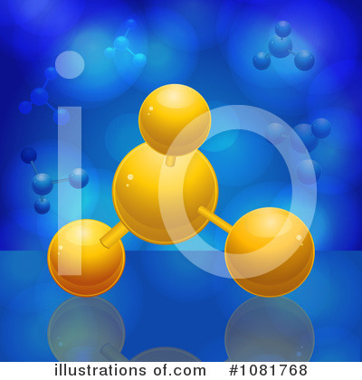 Molecules Clipart #1081768 by elaineitalia