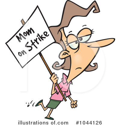 On Strike Clipart #1044126 by toonaday
