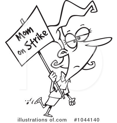 On Strike Clipart #1044140 by toonaday