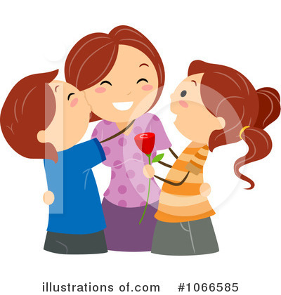 Royalty-Free (RF) Mom Clipart Illustration by BNP Design Studio - Stock Sample #1066585