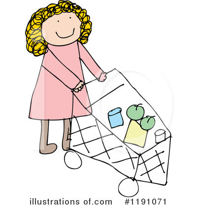 Royalty-Free (RF) Mom Clipart Illustration by lineartestpilot - Stock Sample #1191071