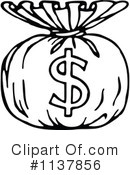 Money Bag Clipart #1137856 by Prawny Vintage