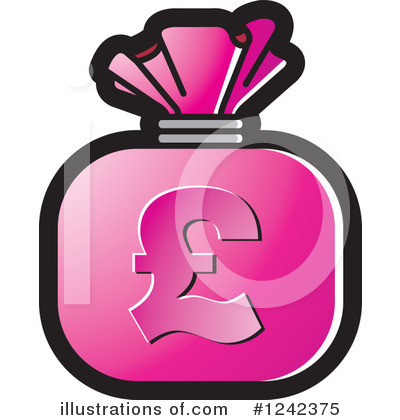 Royalty-Free (RF) Money Bag Clipart Illustration by Lal Perera - Stock Sample #1242375