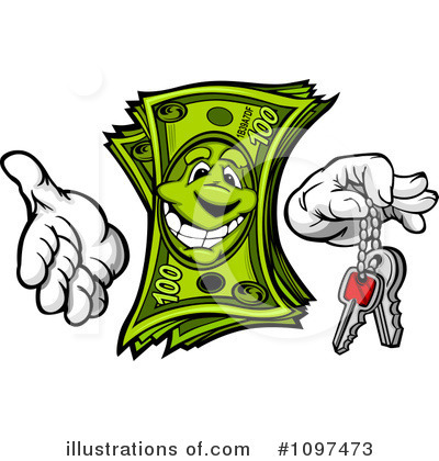 Royalty-Free (RF) Money Clipart Illustration by Chromaco - Stock Sample #1097473