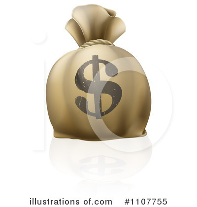 Royalty-Free (RF) Money Clipart Illustration by AtStockIllustration - Stock Sample #1107755