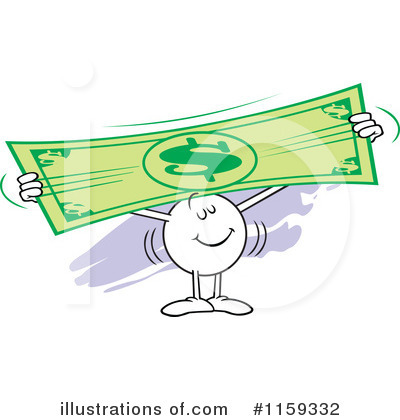 Royalty-Free (RF) Money Clipart Illustration by Johnny Sajem - Stock Sample #1159332