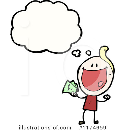 Royalty-Free (RF) Money Clipart Illustration by lineartestpilot - Stock Sample #1174659