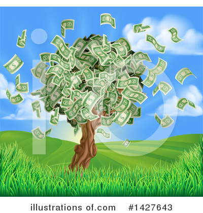 Money Tree Clipart #1427643 by AtStockIllustration