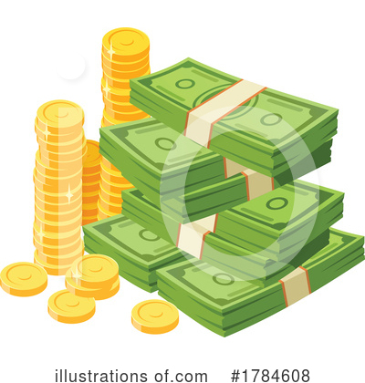 Cash Clipart #1784608 by Vector Tradition SM