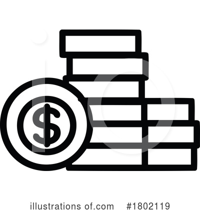 Royalty-Free (RF) Money Clipart Illustration by lineartestpilot - Stock Sample #1802119