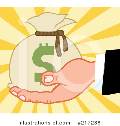Royalty-Free (RF) Money Clipart Illustration by Hit Toon - Stock Sample #217286