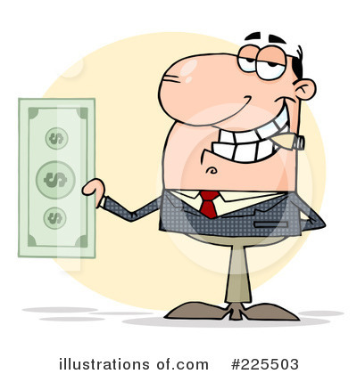 Royalty-Free (RF) Money Clipart Illustration by Hit Toon - Stock Sample #225503