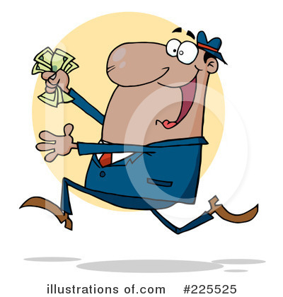 Royalty-Free (RF) Money Clipart Illustration by Hit Toon - Stock Sample #225525