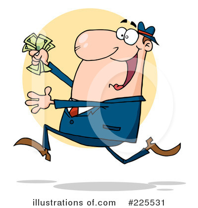 Royalty-Free (RF) Money Clipart Illustration by Hit Toon - Stock Sample #225531