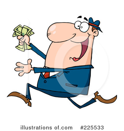 Royalty-Free (RF) Money Clipart Illustration by Hit Toon - Stock Sample #225533