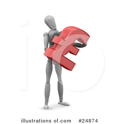 Royalty-Free (RF) Money Clipart Illustration by KJ Pargeter - Stock Sample #24874