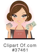 Money Clipart #37461 by Melisende Vector