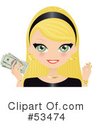 Money Clipart #53474 by Melisende Vector