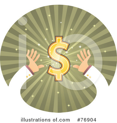 Royalty-Free (RF) Money Clipart Illustration by Qiun - Stock Sample #76904