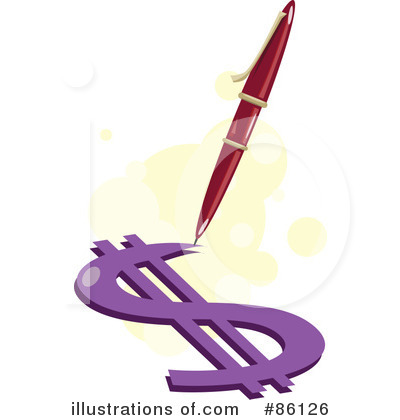 Royalty-Free (RF) Money Clipart Illustration by mayawizard101 - Stock Sample #86126