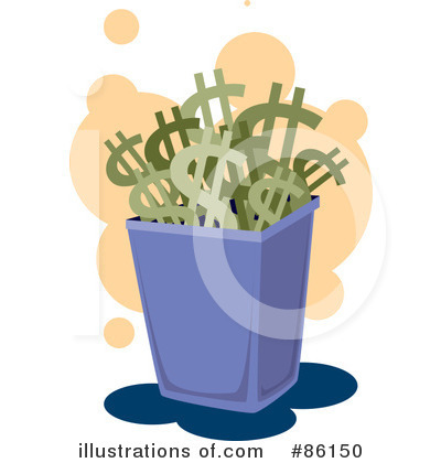 Royalty-Free (RF) Money Clipart Illustration by mayawizard101 - Stock Sample #86150