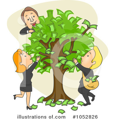 Money Tree Clipart #1052826 by BNP Design Studio