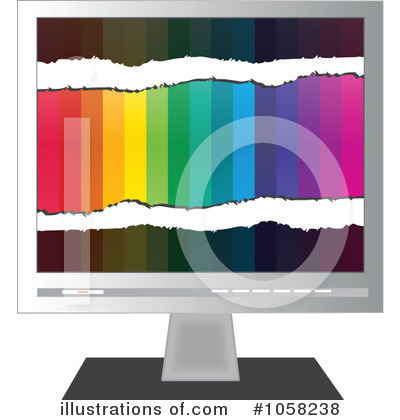 Computer Monitor Clipart #1058238 by Andrei Marincas