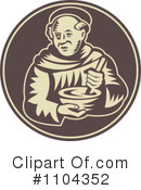 Monk Clipart #1104352 by patrimonio