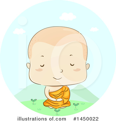 Royalty-Free (RF) Monk Clipart Illustration by BNP Design Studio - Stock Sample #1450022