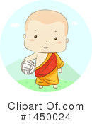 Monk Clipart #1450024 by BNP Design Studio