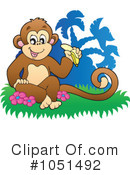 Monkey Clipart #1051492 by visekart
