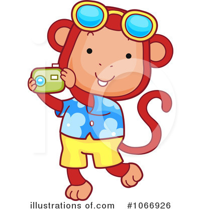 Royalty-Free (RF) Monkey Clipart Illustration by BNP Design Studio - Stock Sample #1066926