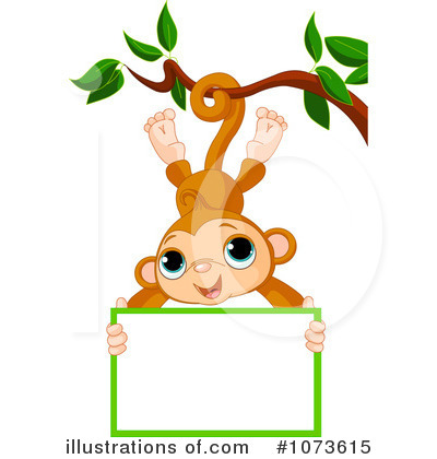 Monkey Clipart #1073615 by Pushkin