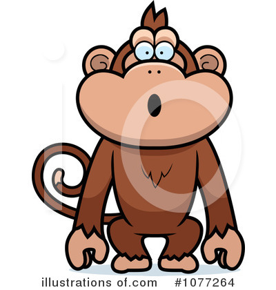 Royalty-Free (RF) Monkey Clipart Illustration by Cory Thoman - Stock Sample #1077264