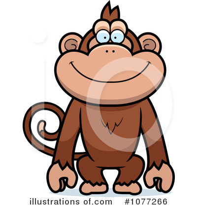Monkey Clipart #1077266 by Cory Thoman