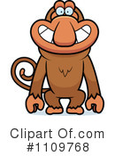 Monkey Clipart #1109768 by Cory Thoman