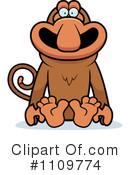Monkey Clipart #1109774 by Cory Thoman