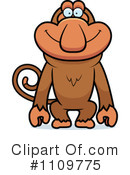 Monkey Clipart #1109775 by Cory Thoman