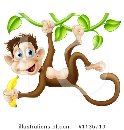 Monkey Clipart #1135719 by AtStockIllustration