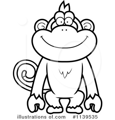 Royalty-Free (RF) Monkey Clipart Illustration by Cory Thoman - Stock Sample #1139535