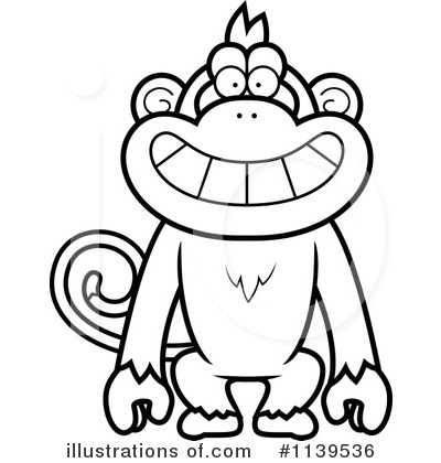 Royalty-Free (RF) Monkey Clipart Illustration by Cory Thoman - Stock Sample #1139536