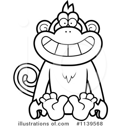 Royalty-Free (RF) Monkey Clipart Illustration by Cory Thoman - Stock Sample #1139568