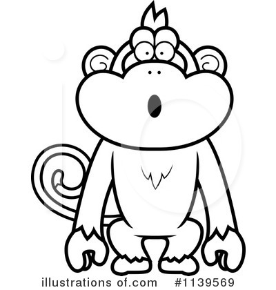 Royalty-Free (RF) Monkey Clipart Illustration by Cory Thoman - Stock Sample #1139569