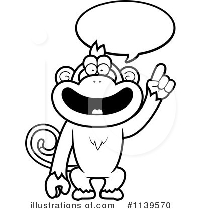Royalty-Free (RF) Monkey Clipart Illustration by Cory Thoman - Stock Sample #1139570