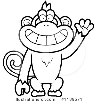 Royalty-Free (RF) Monkey Clipart Illustration by Cory Thoman - Stock Sample #1139571